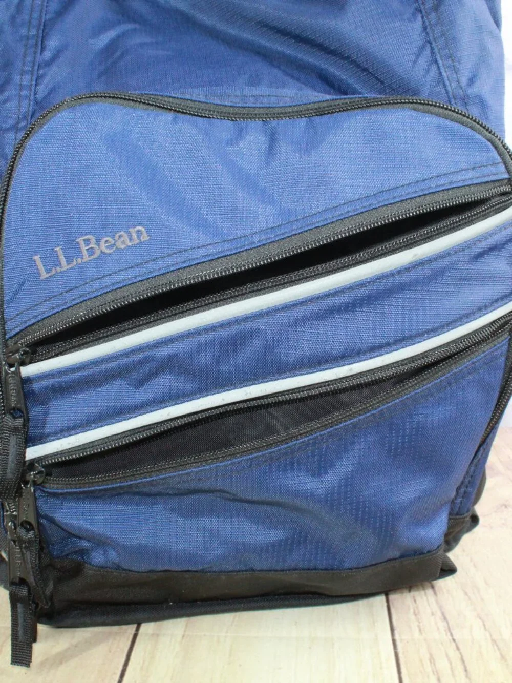 LL Bean Unisex Adult Navy A Super Deluxe Book Pack 41L School Travel Backpack